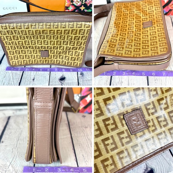 FENDI vintage Zucca canvas crossbody bag - Picture 15 of 15